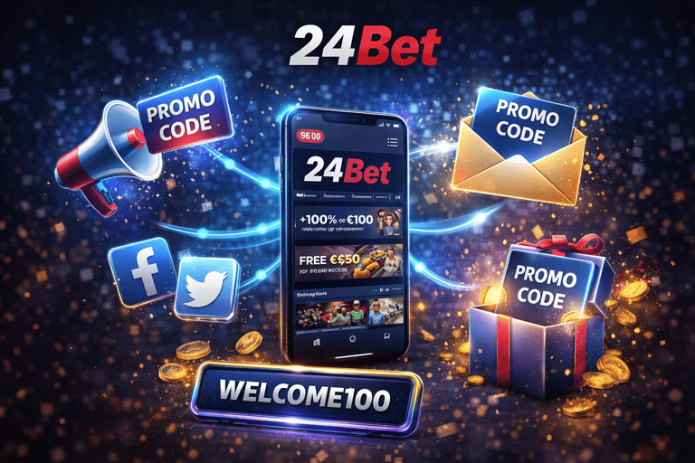 Источники промокодов в БК 24Бет через промо-страницы, личный кабинет, email-рассылки и внутренние уведомления букмекерской платформы